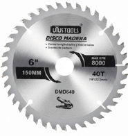 DMD640 – DISCO MADERA 6”x40T